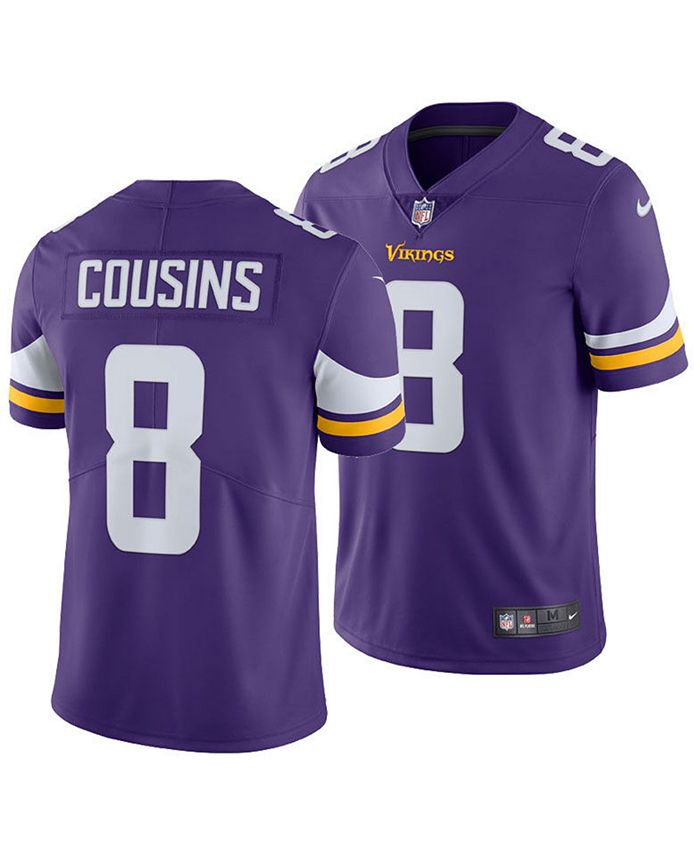 Men's Minnesota Vikings Kirk Cousins Limited Player Jersey Purple